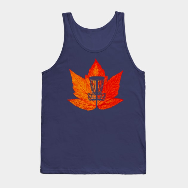 Disc Golf Canada Tank Top by DiscGolfThings